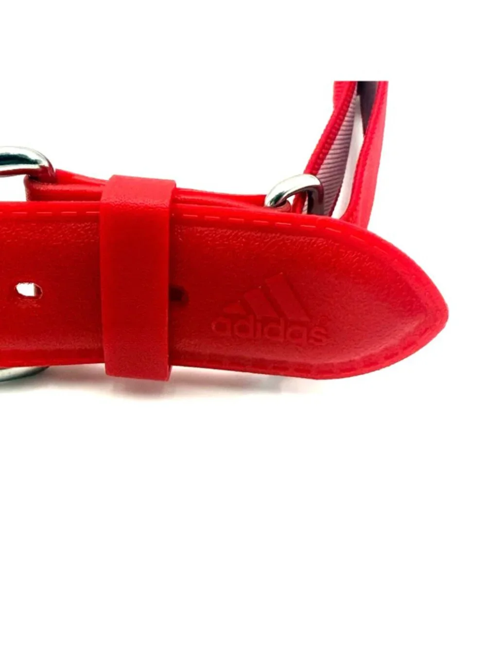 Adidas Red Elastic Baseball Softball Belt Adjustable Patented Sports Belt